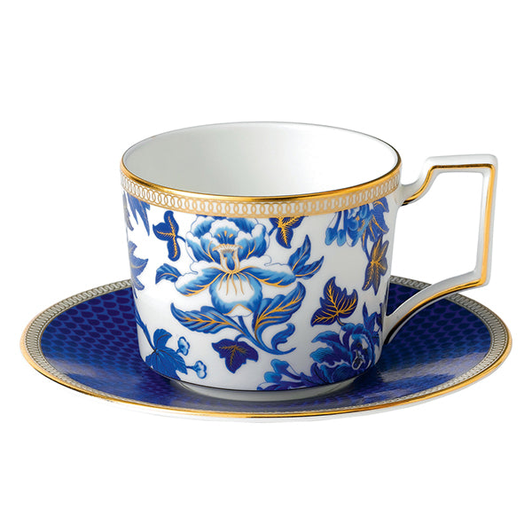 Wedgwood Hibiscus Teacup & Saucer