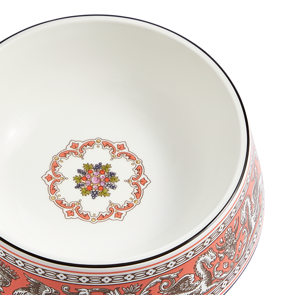 Wedgwood Florentine Pet Bowls Pet Bowl 21cm Salmon