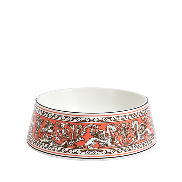 Wedgwood Florentine Pet Bowls Pet Bowl 21cm Salmon