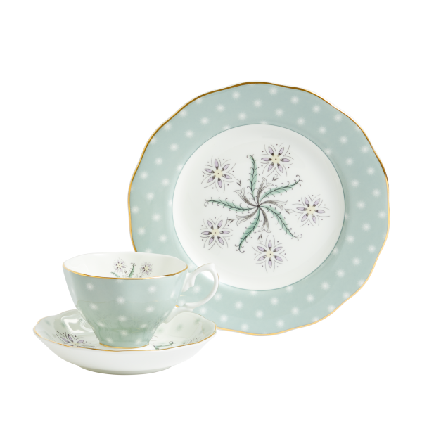Royal Albert 100 Years Teacup/Saucer/Plate Set 1950 Jubilee
