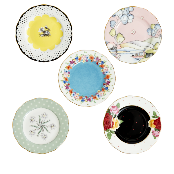 Royal Albert 100 Years Plate 20cm 1920 - 1960 Set of 5
