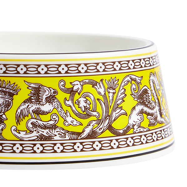 Wedgwood Florentine Pet Bowls Pet Bowl 17cm Citron
