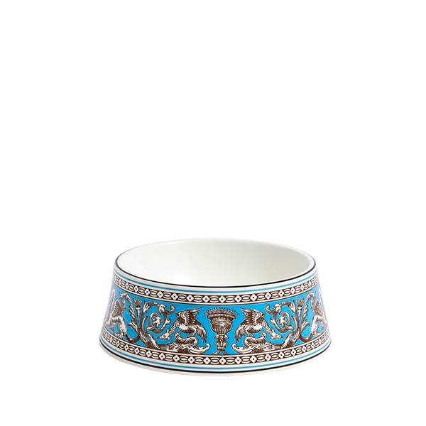 Wedgwood Florentine Pet Bowls Pet Bowl 17cm Turquoise