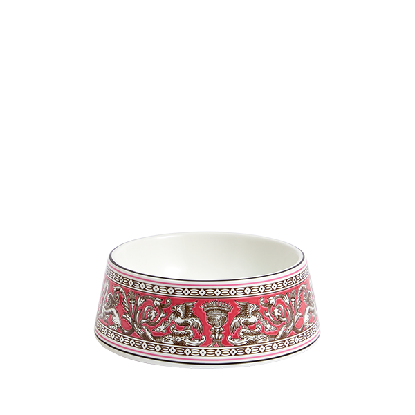 Wedgwood Florentine Pet Bowls Pet Bowl 17cm Fuchsia