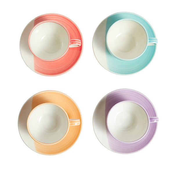 Royal Doulton 1815 Bright Cappuccino Cup & Saucer 275ml Set of 4