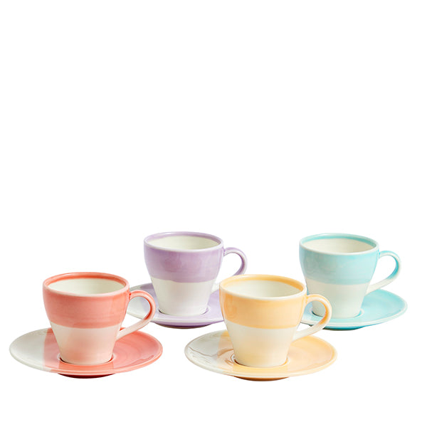 Royal Doulton 1815 Bright Espresso Cup & Saucer 110ml Set of 4