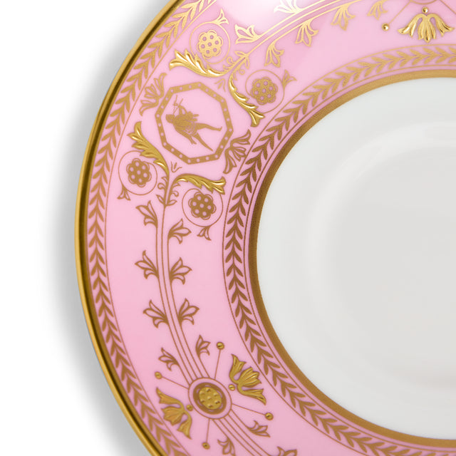 Bacchus Teacup Saucer 175ml 5.9floz Pink