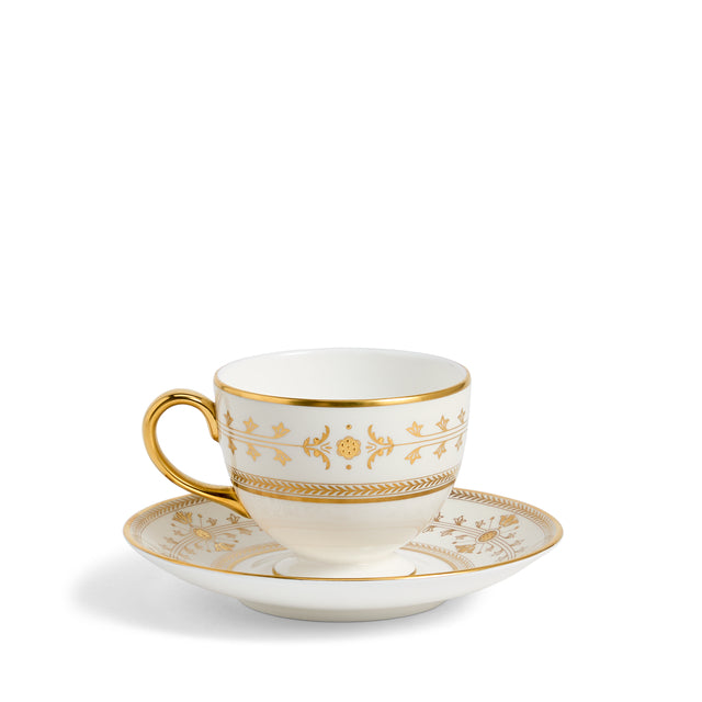 Bacchus Teacup Saucer 175ml 5.9floz Ivory