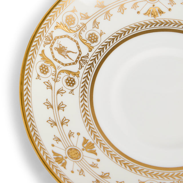 Bacchus Teacup Saucer 175ml 5.9floz Ivory