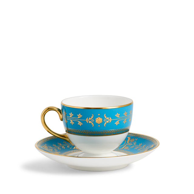 Bacchus Teacup Saucer 175ml 5.9floz Turquoise
