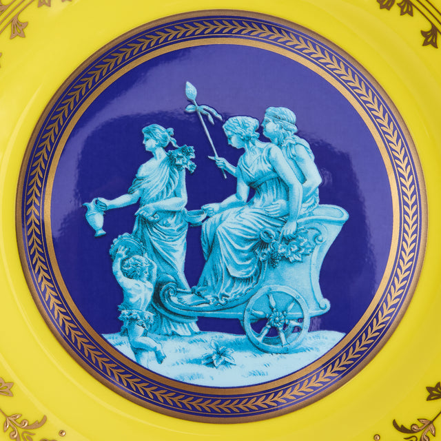 Bacchus Plate 20.6cm 8.1in Citron