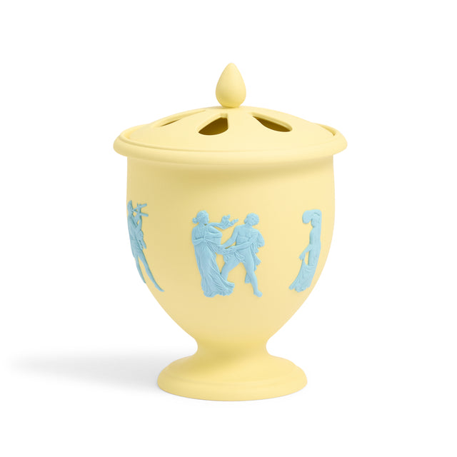 Wedgwood Prestige Bacchus Flower Vase Canary 20cm