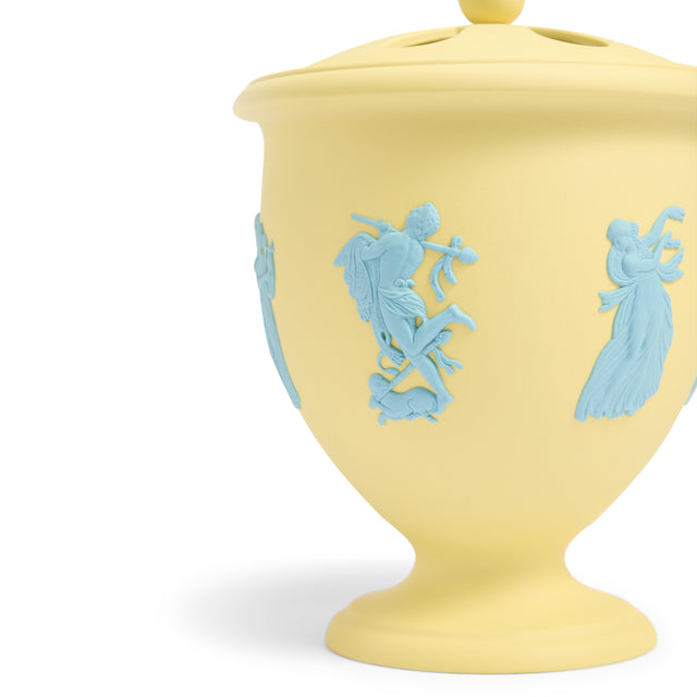 Wedgwood Prestige Bacchus Flower Vase Canary 20cm