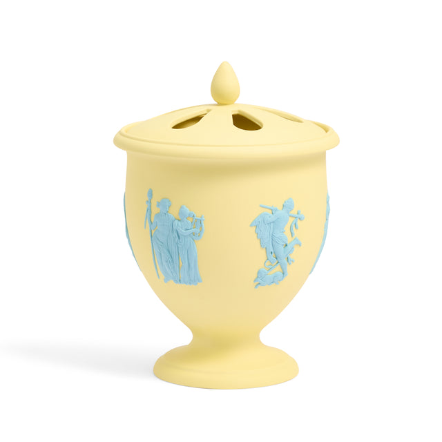 Wedgwood Prestige Bacchus Flower Vase Canary 20cm