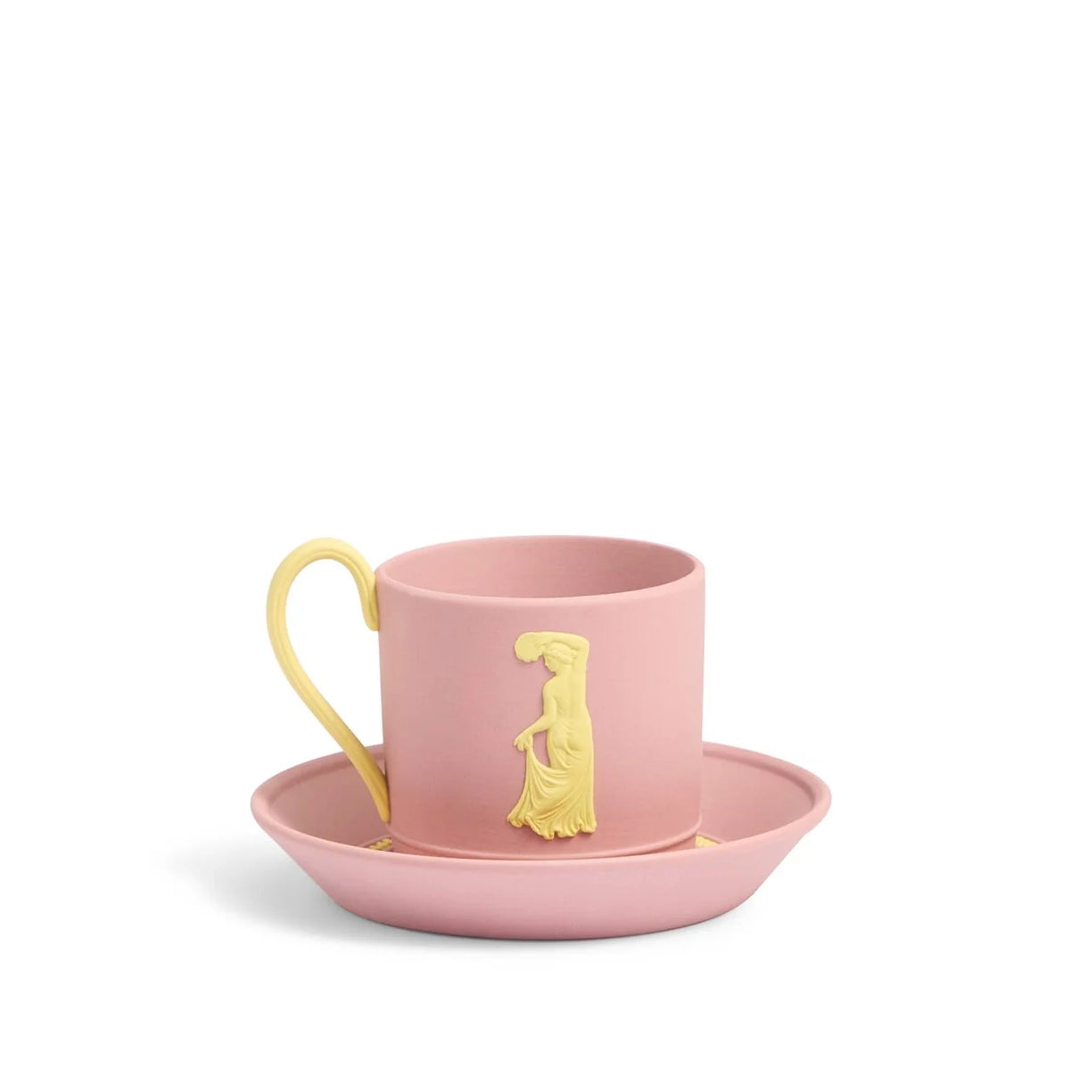 Wedgwood Bacchus Flaxman Teacup and Saucer Pink