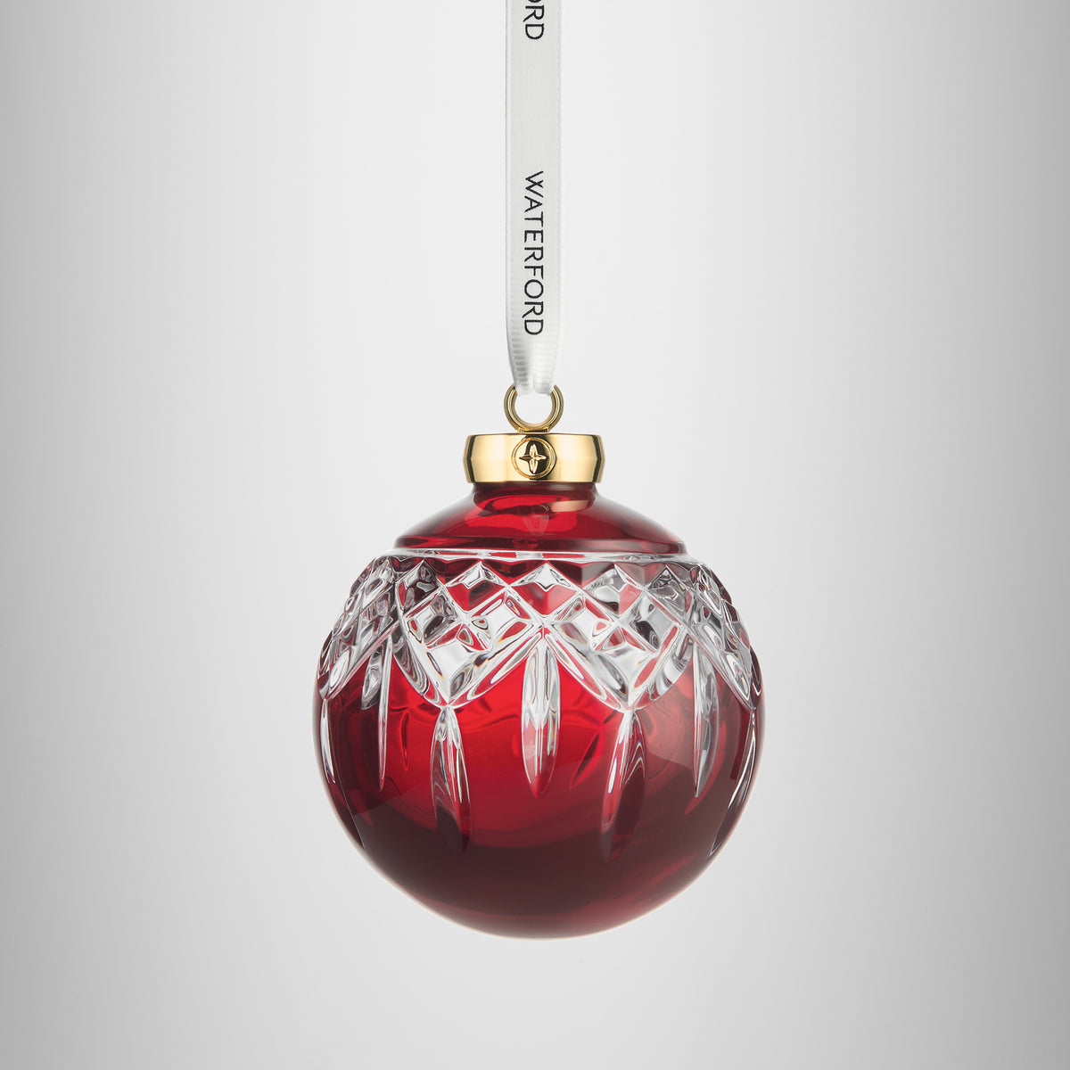 Waterford Lismore Bauble Red Ornament