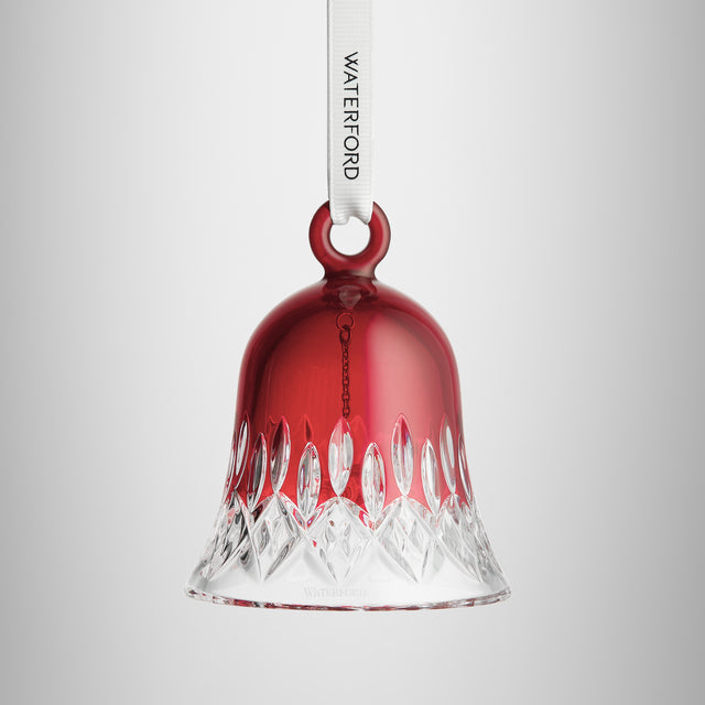 Waterford Lismore Bell Red Ornament