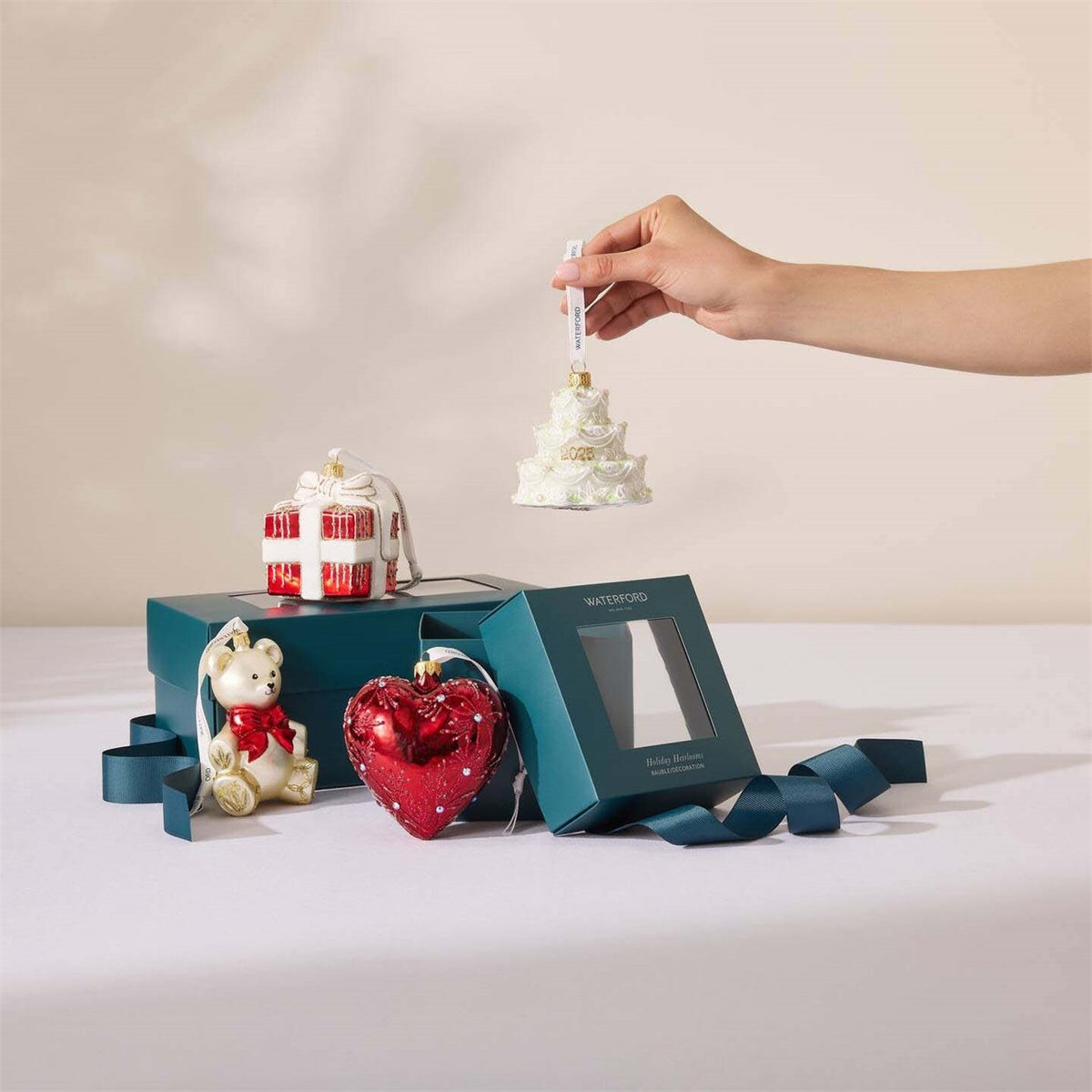 Waterford Holiday Heirlooms Blue Bauble