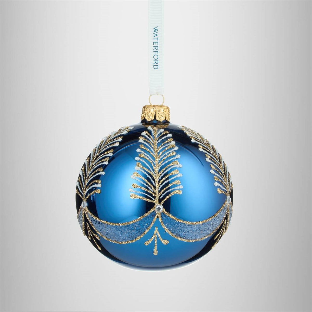 Waterford Holiday Heirlooms Blue Bauble