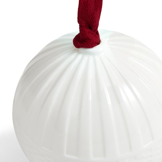 Wedgwood Christmas Bauble White
