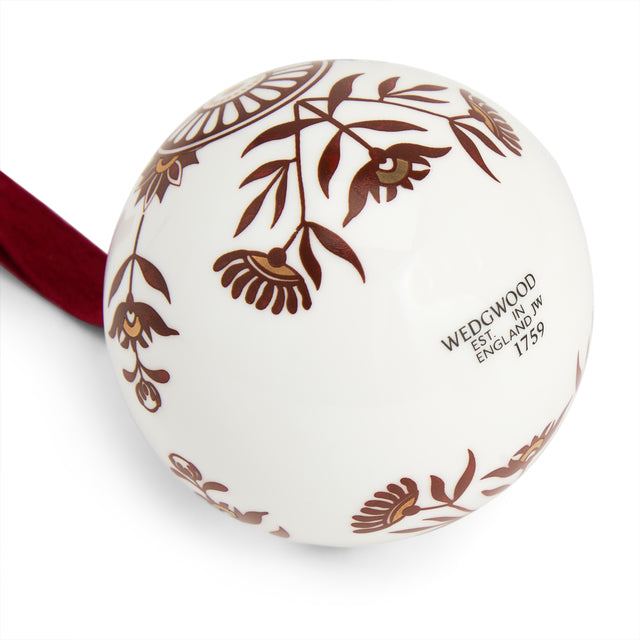 Wedgwood Festive Red Splender Ornament No 1