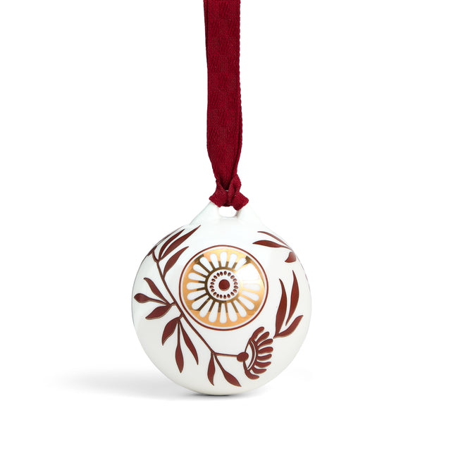Wedgwood Festive Red Splender Ornament No 2
