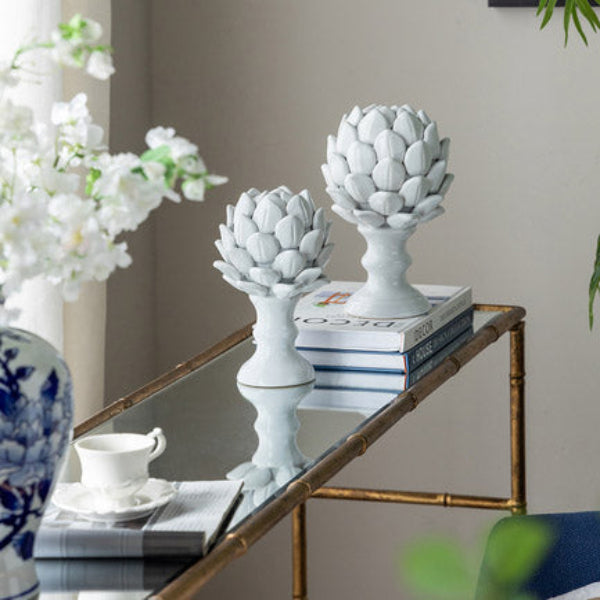 Dasch Design Artichoke Small Ceramic Finial