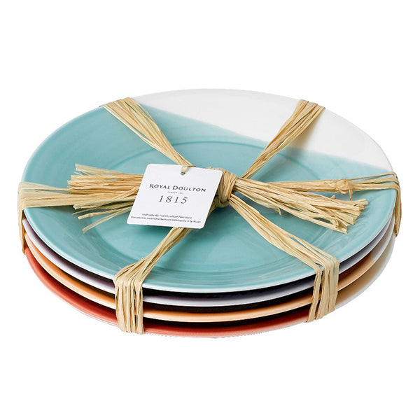 Royal Doulton 1815 Side Dinner Plates Set of 4 Brights 23cm