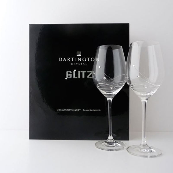 Dartington Crystal Glitz Goblet 520ml Set of 2