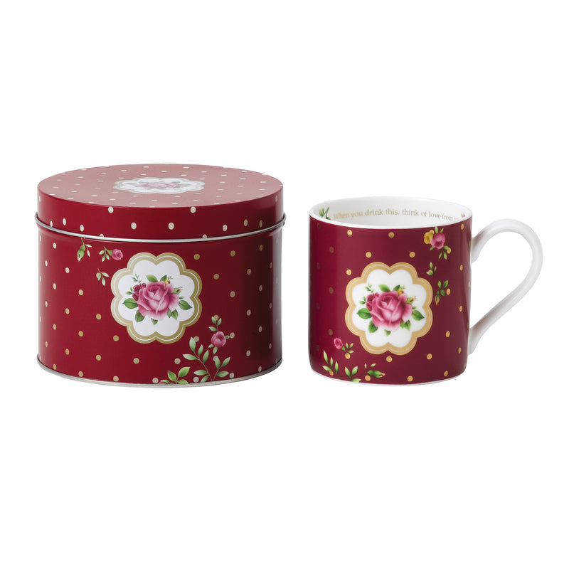 Royal Albert New Country Roses Mug in Tin