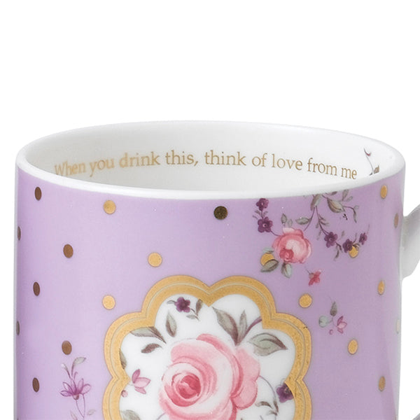 Royal Albert Rose Confetti Mug in Tin