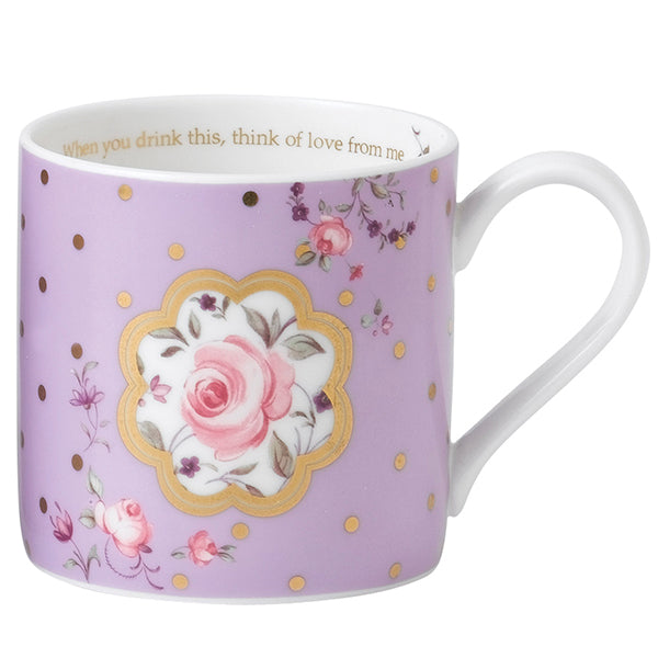Royal Albert Rose Confetti Mug in Tin