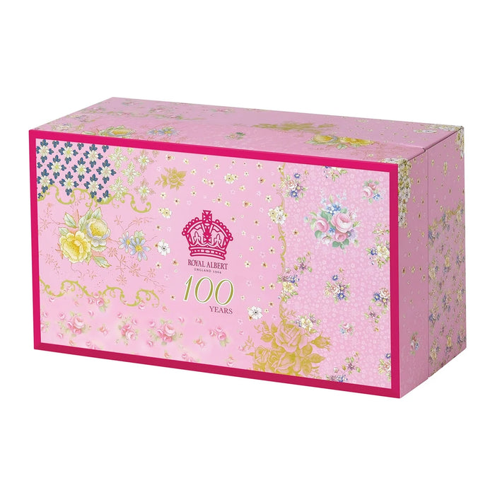 Royal Albert 100 Years 1990 Teapot Cream & Sugar Set