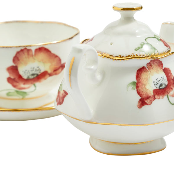 Royal Albert 100 Years Tea For One Tea for One Poppy 1970