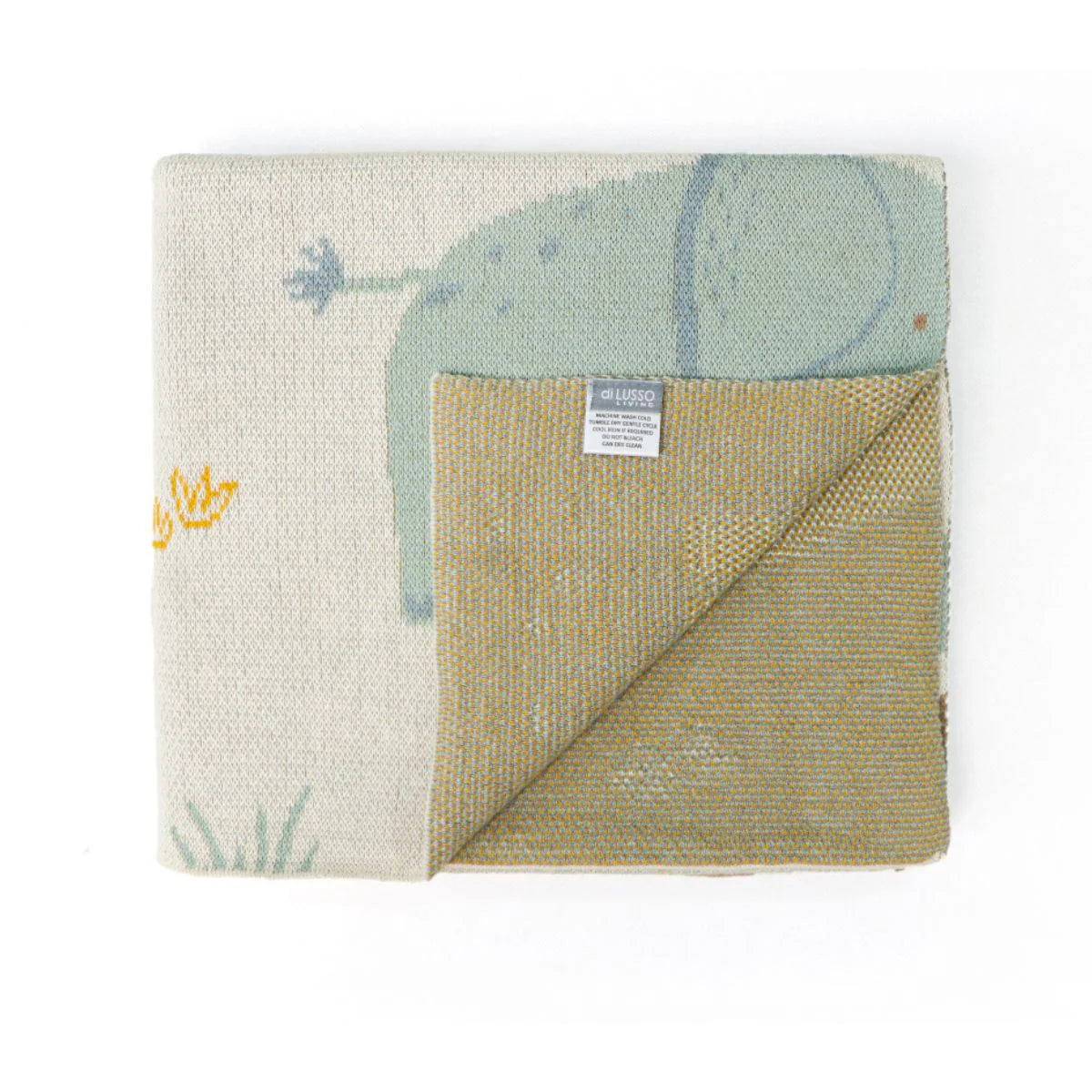 Dilusso Living Enni Elephants Baby Blanket