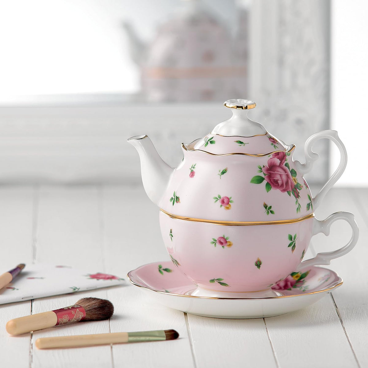 Royal Albert New Country Roses Pink Tea For One