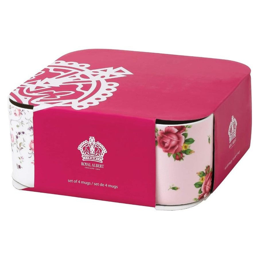 Royal Albert Tea Party Set of 4 Casual Mugs