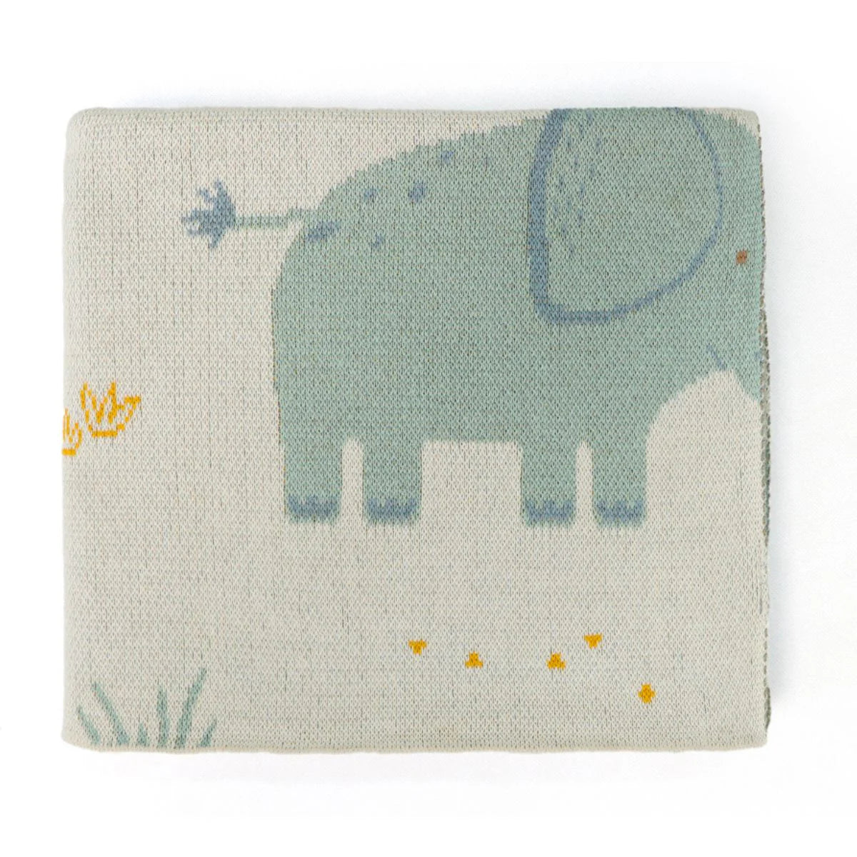 Dilusso Living Enni Elephants Baby Blanket