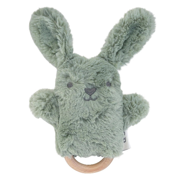 OB Designs Beau Bunny Soft Rattle Toy