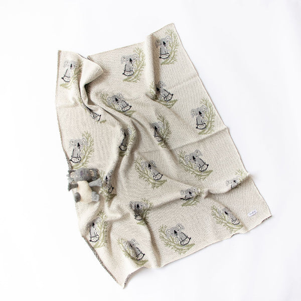 Dilusso Living Clancy Koala Baby Blanket
