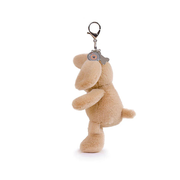 OB Designs Kip Kangaroo Bag Charm (Vegan Angora) 18 cm