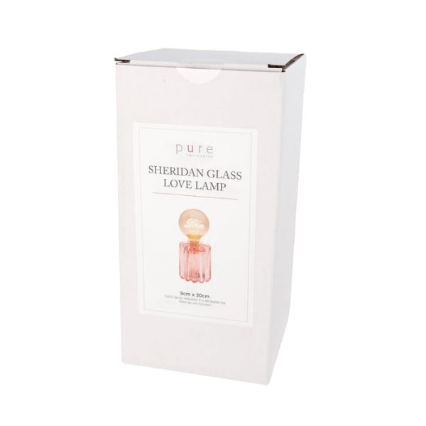 Pretty Sheridan Pink Love Led Lamp