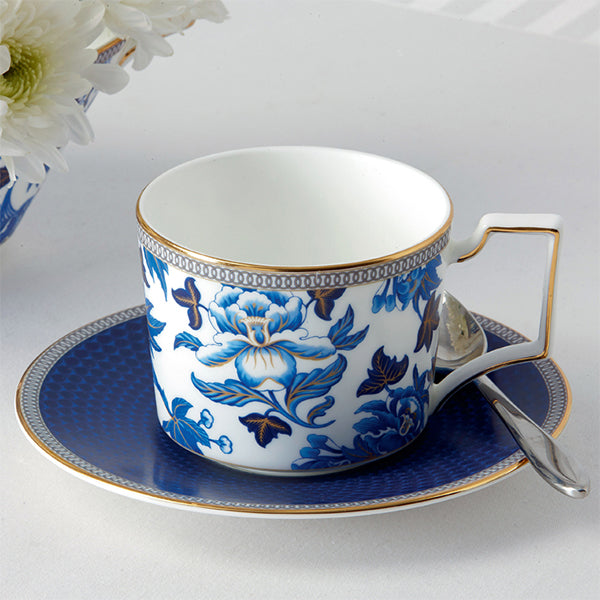 Wedgwood Hibiscus Teacup & Saucer