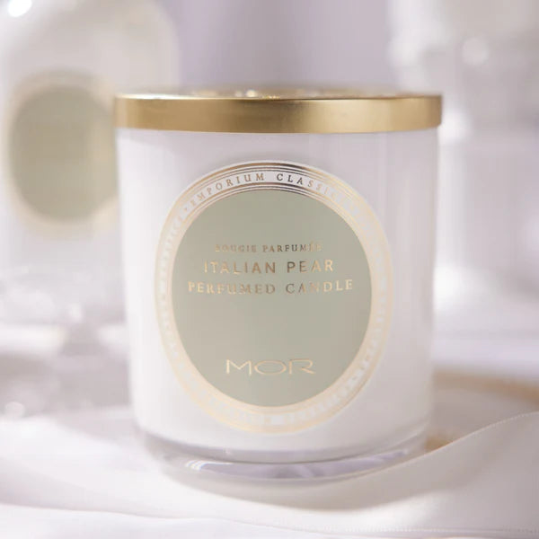 MOR Emporium Classics Blanc Italian Pear Perfumed Candle