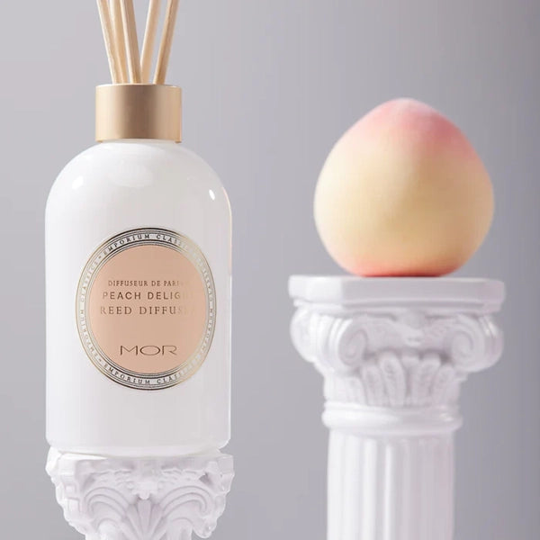 MOR Emporium Classics Blanc Peach Delight Reed Diffuser