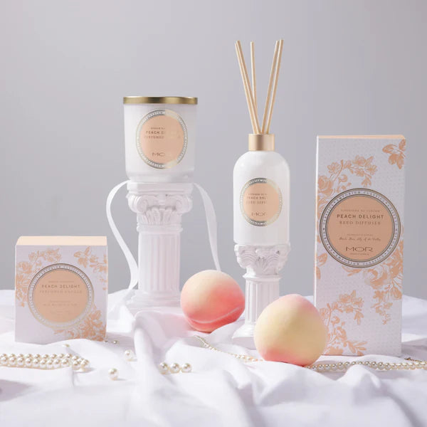 MOR Emporium Classics Blanc Peach Delight Reed Diffuser