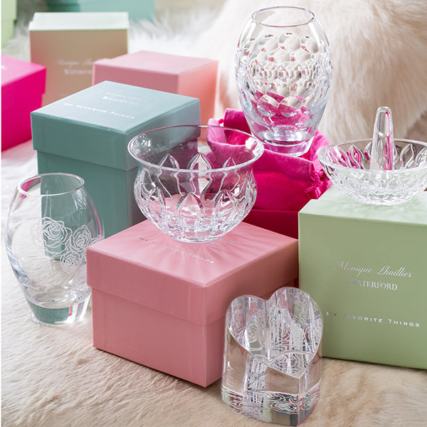 Monique Lhuillier My Favorite Things Lily of the Valley 5" Posy Vase by Waterford