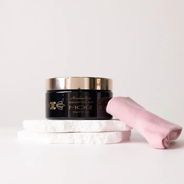MOR Marshmallow Spa Overnight Foot Balm With Sockettes