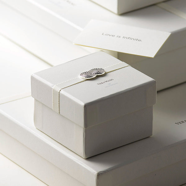 Vera Wang Infinity Round Keepsake Box 14cm
