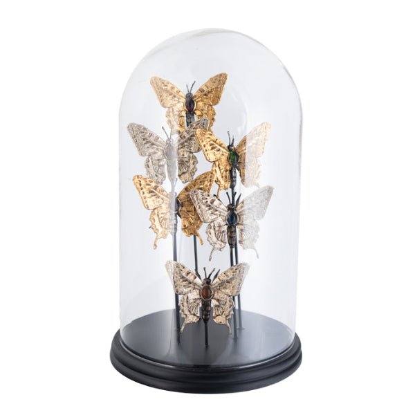 Pretty Butterfly Jewelled Cloche 38cm